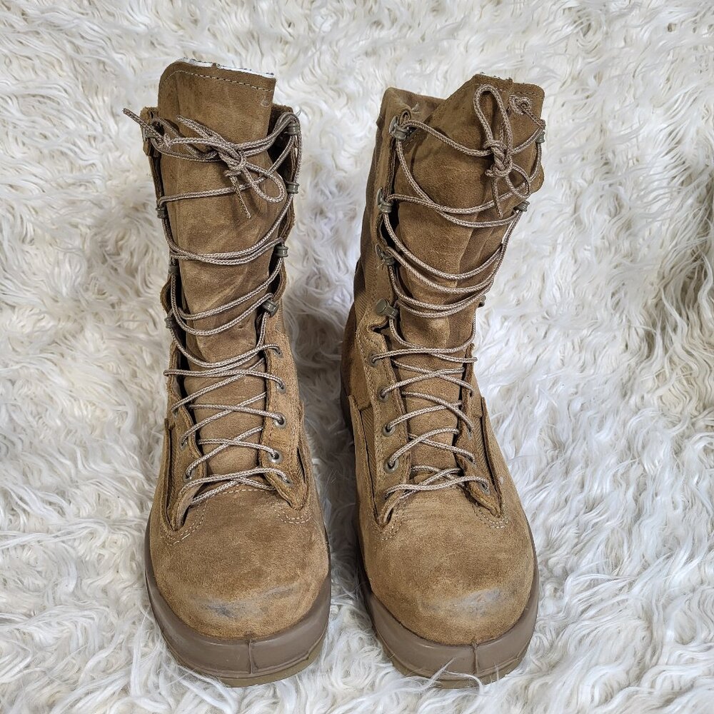 Belleville C790ST Men's 8.5 Coyote Waterproof Steel Toe Flight & Combat Boot - Picture 2 of 11